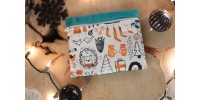 Wetbag for sanitary pad - Christmas